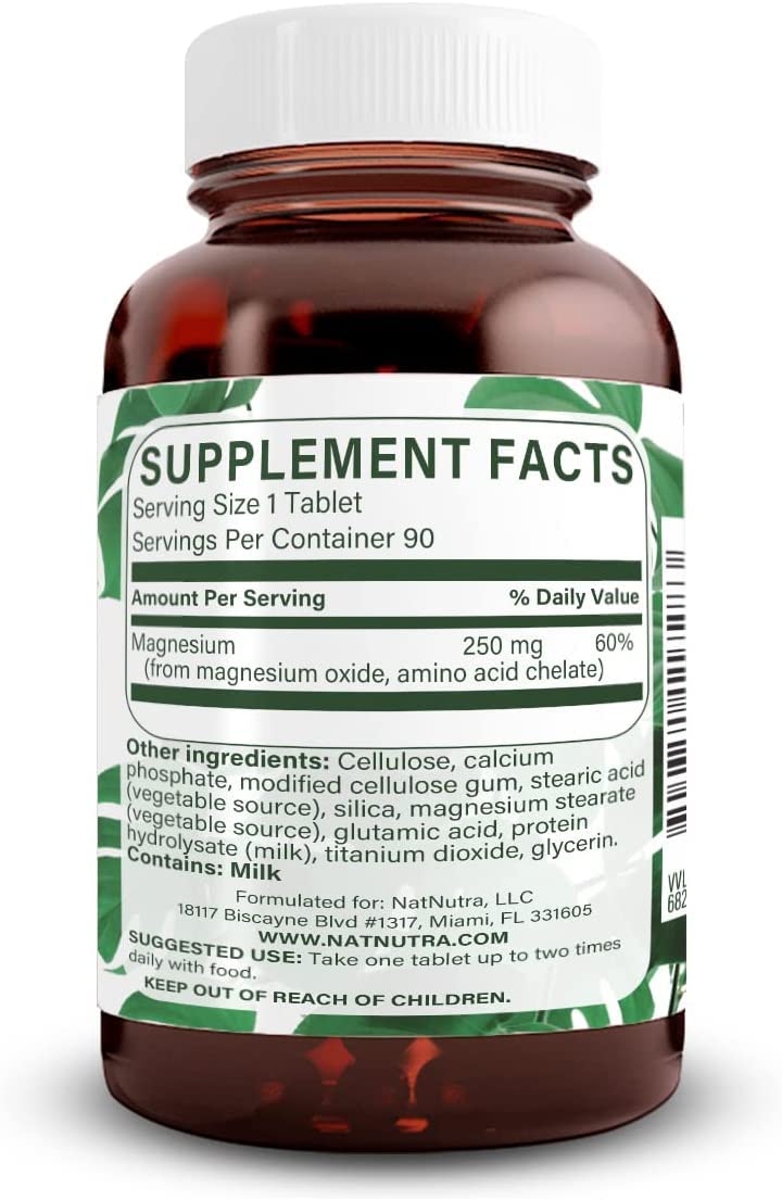 Natural Nutra Chelated Magnesium Oxide Supplement Parent