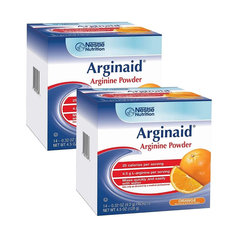 Arginaid Arginine Powder Drink Mix Orange