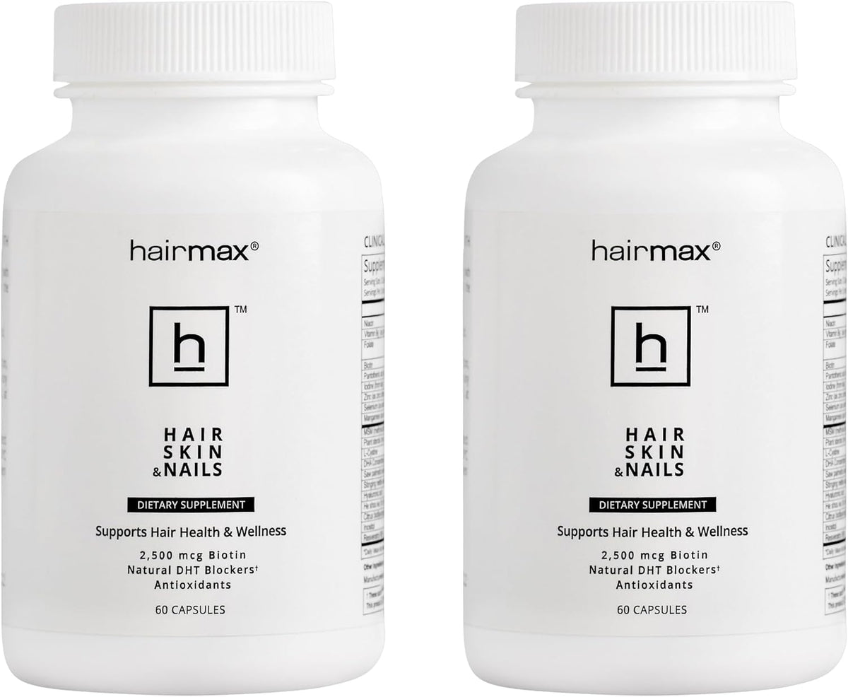 Hairmax Hair, Skin & Nails Biotin 2500mcg - 2-Pack