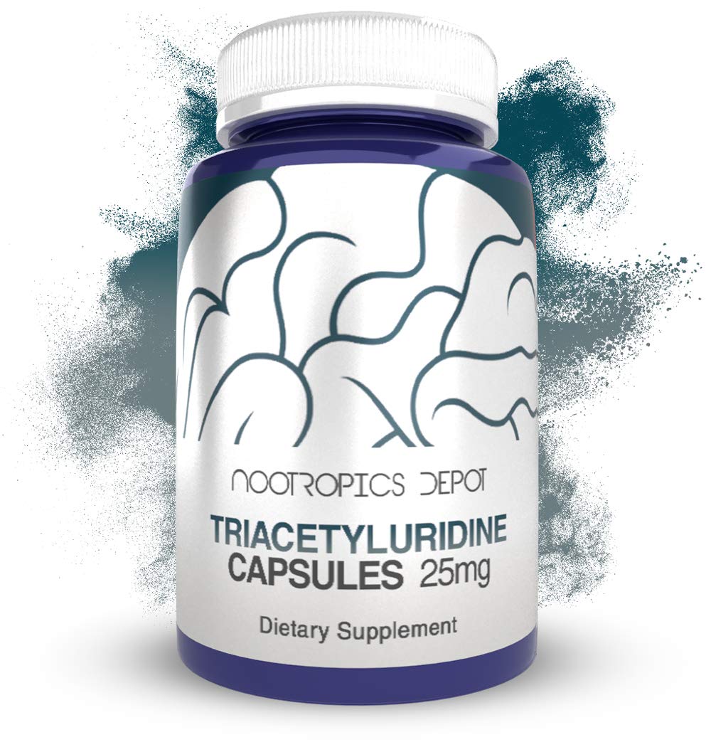 Nootropics Depot Triacetyluridine 25mg Capsules - 180 Count