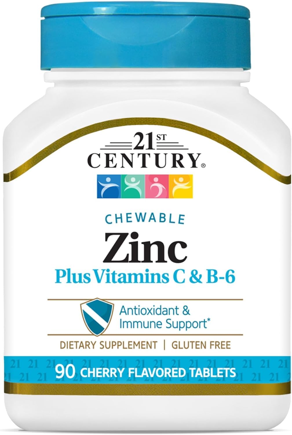 21st Century Zinc Chewable Cherry Flavored - 180 Tablets