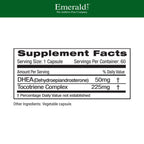 Emerald Laboratories DHEA 50mg Adrenal Support - 60 Vegetable Capsules - image 2