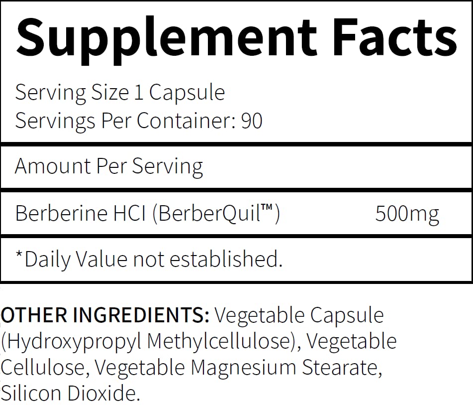 Research Labs Berberine 500mg High Absorption - 180 Capsules - image 8