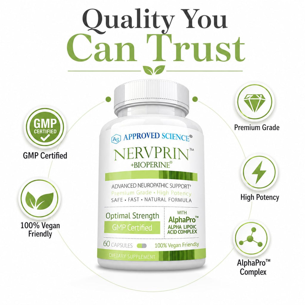 Approved Science® Nervprin - 60 Capsules
