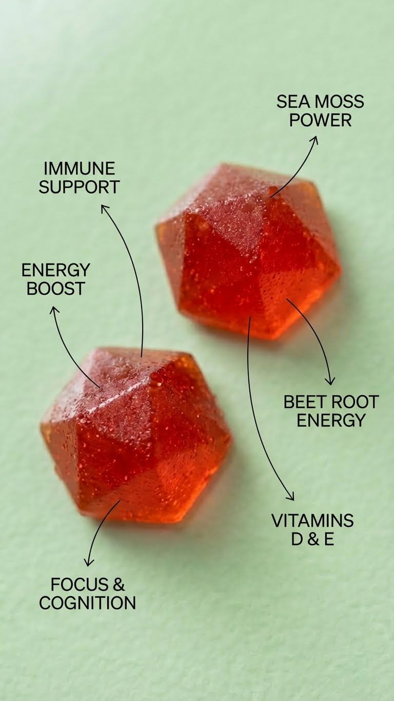 BDE Wildcrafted Sea Moss Gummy with Maca Root & Lion's Mane - 60 Count - image 7