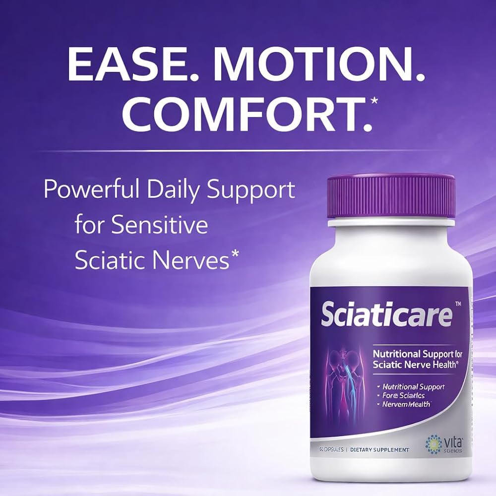 Vita Sciences Sciaticare Nerve Soothing Supplement - 360 Capsules - image 3