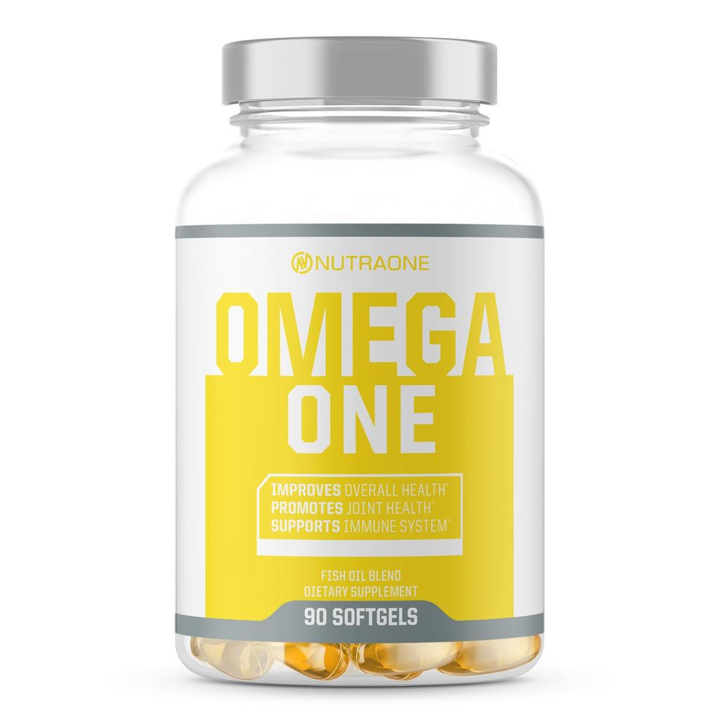 NutraOne OmegaOne Omega-3 Fish Oil Supplement - 90 Softgels