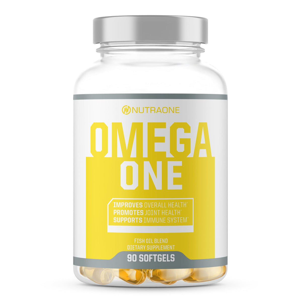 NutraOne OmegaOne Omega-3 Fish Oil Supplement - 90 Softgels