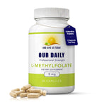 Our Daily Vites L-Methylfolate 5mg Brain Health Support - 90 Capsules