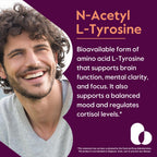 BESTVITE N-Acetyl L-Tyrosine 350mg for Focus & Mood - 240 Capsules - image 4