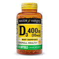 Mason Natural Vitamin D 400 IU - 100 Softgels