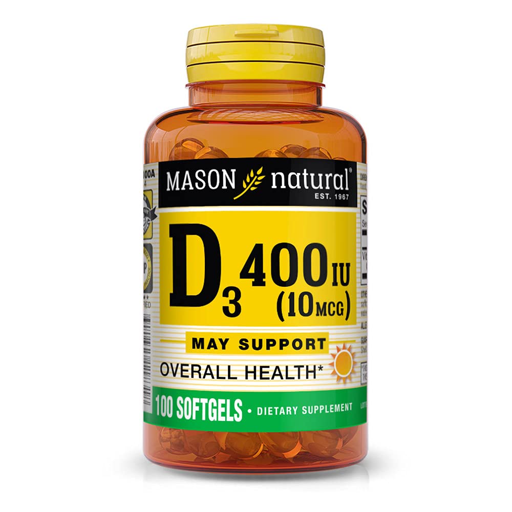 Mason Natural Vitamin D 400 IU - 100 Softgels