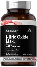 Horbäach Nitric Oxide Supplement with Creatine - 100 Capsules