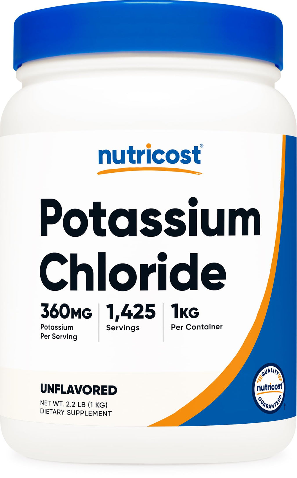 Nutricost Potassium Chloride Powder - 1kg