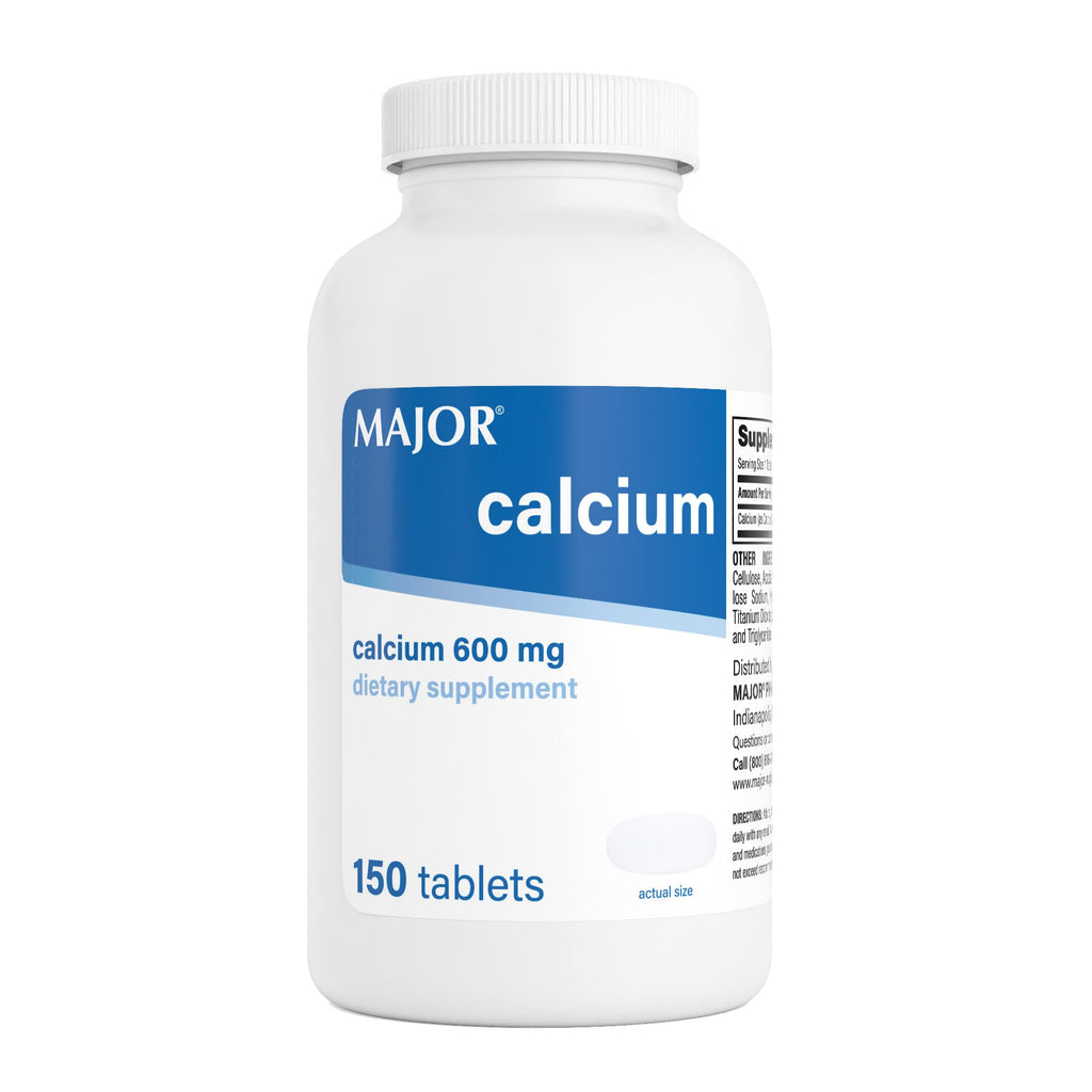 MAJOR Calcium 600mg Tablets - 150 Count