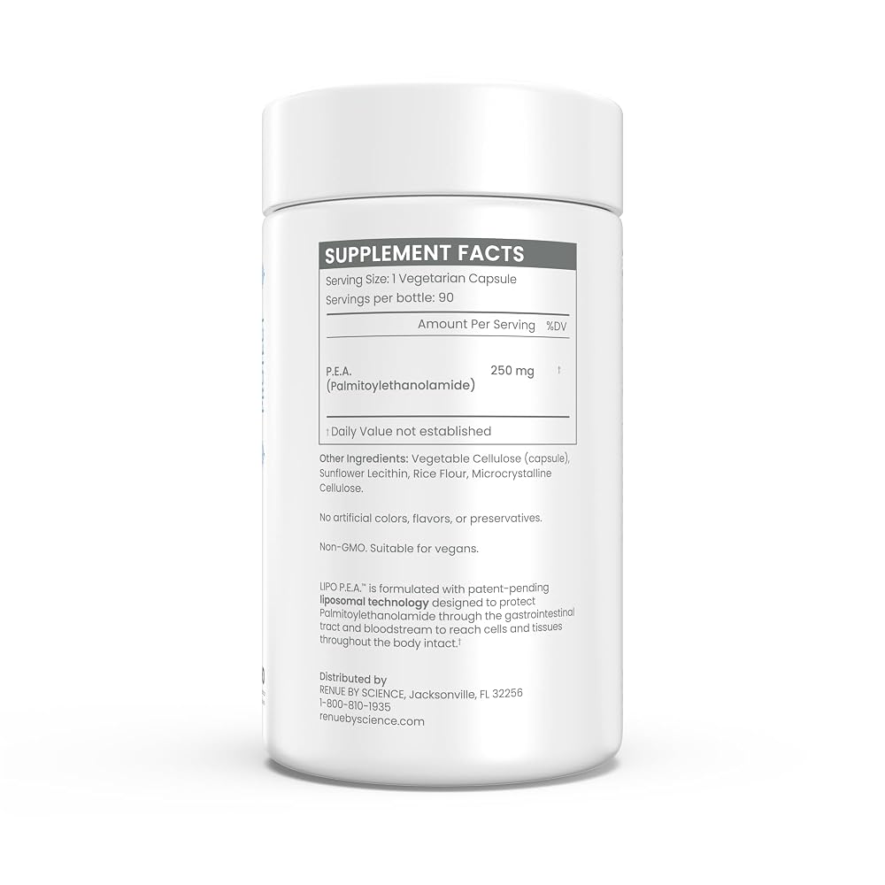 Renue By Science P.E.A. Liposomal Palmitoylethanolamide - 90 Capsules - image 3