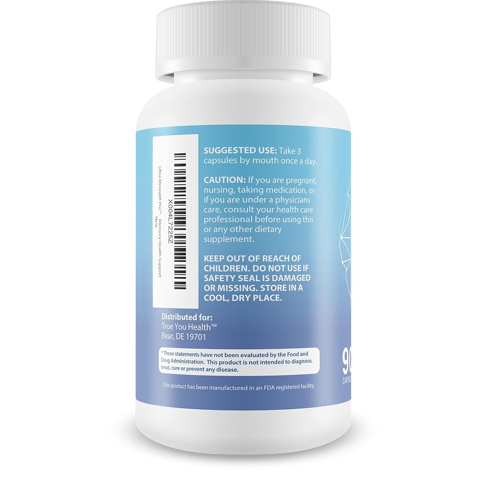 True You Health Ultra Mentalift Pro Brain Supplement - 90 Capsules - image 3