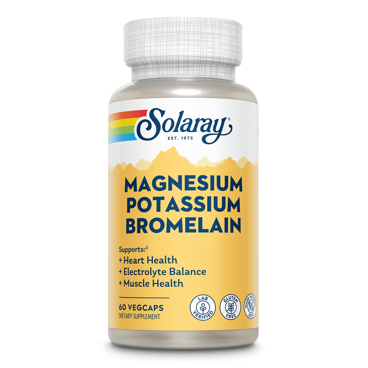Solaray Magnesium and Potassium Asporotates with Bromelain