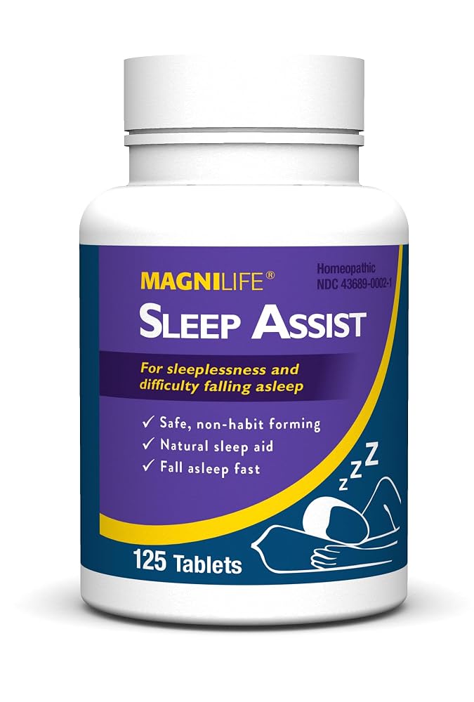 MagniLife Sleep Aid Homeopathic Melatonin-Free Tablets - 125 Count