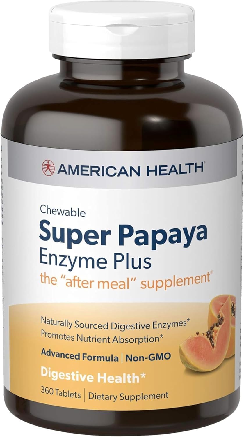 American Health Multi-Enzyme Plus Super Papaya - 360 Chewables - image 4
