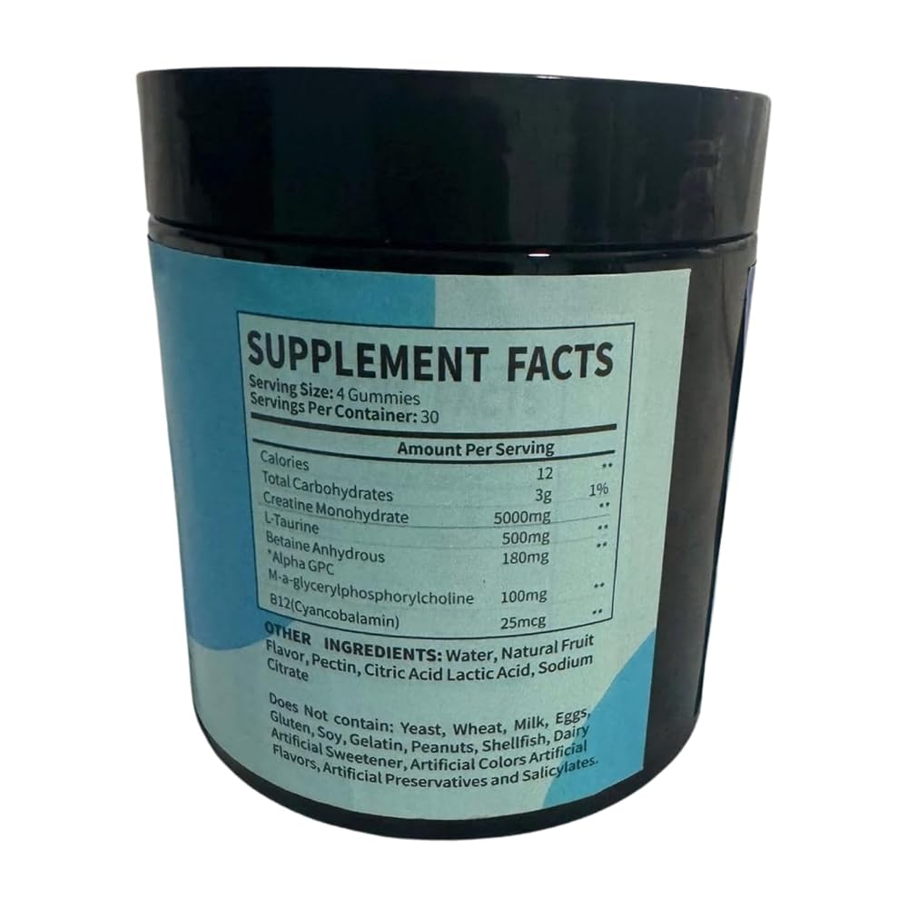 Arause Creatine Monohydrate Gummies 5000mg - 120 Count - image 6