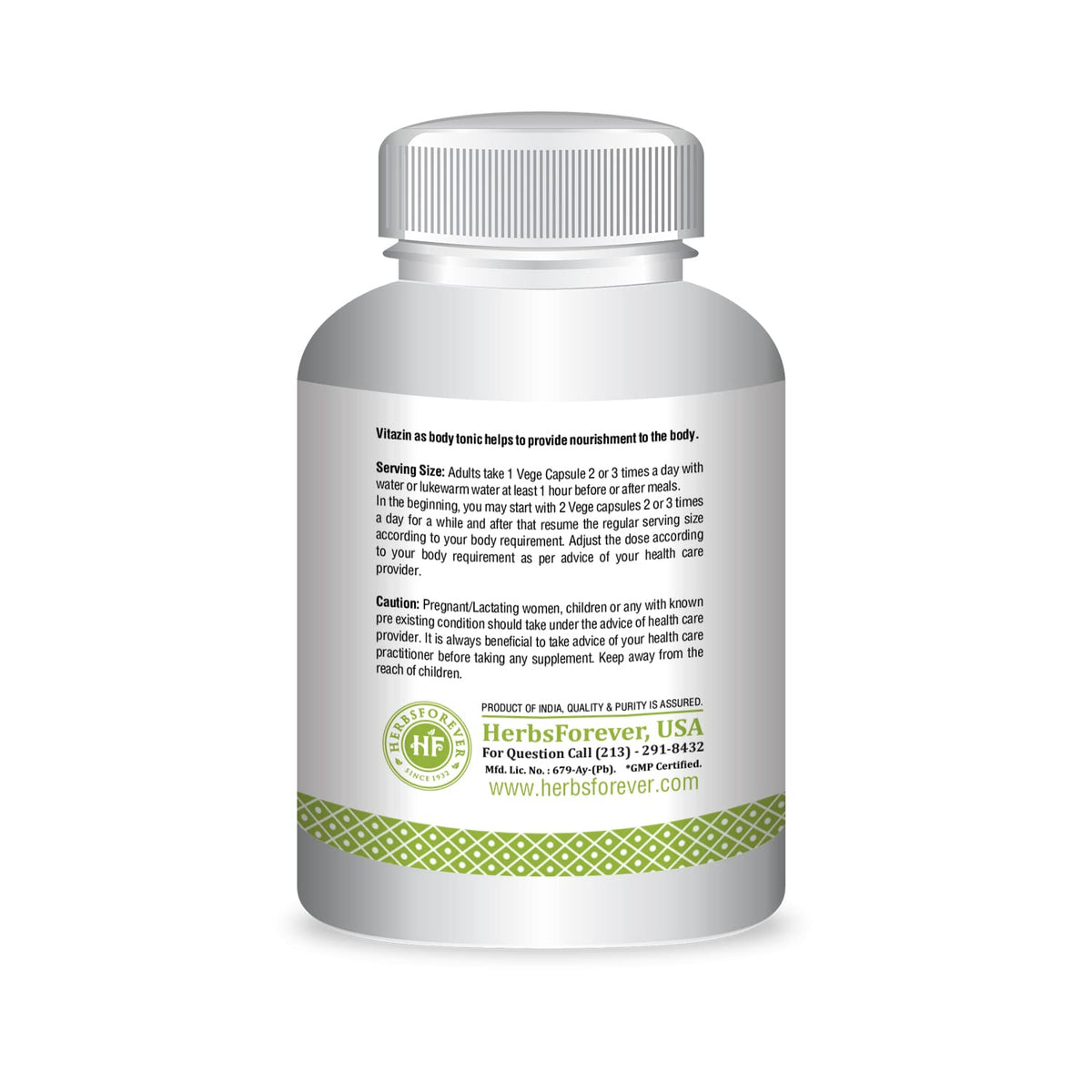 Herbsforever Vitazin Capsules Ayurvedic Herbal Supplement - image 3