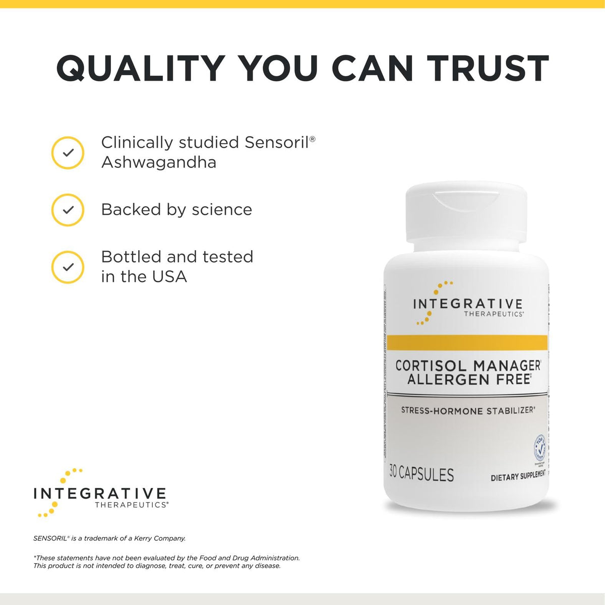 Integrative Therapeutics Cortisol Manager Allergen Free - Adrenal