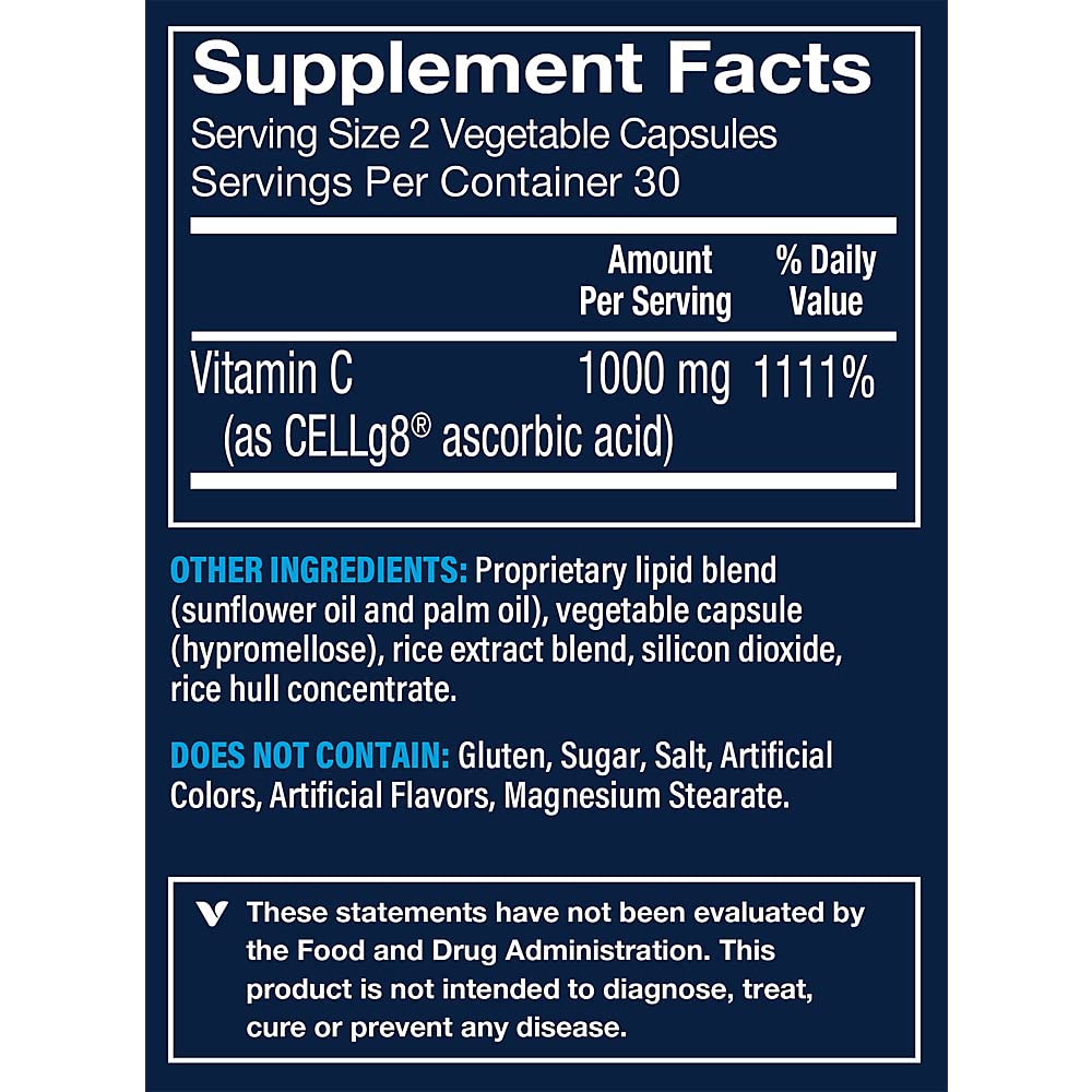 Vthrive Liposomal Vitamin C 1000 MG for Immune Support - 60 Vegetarian Capsules - image 2