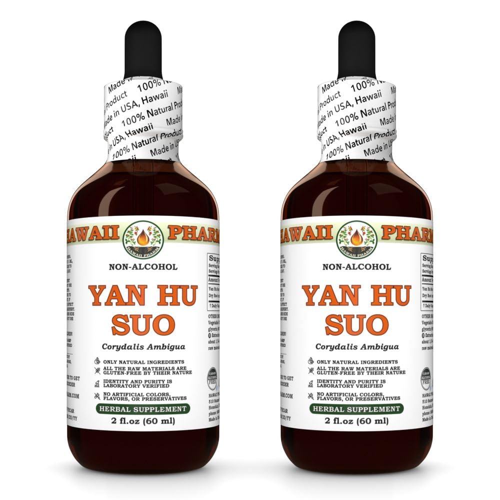Hawaii Pharm Yan Hu SUO (Corydalis ambigua) Root Alcohol-Free Extract
