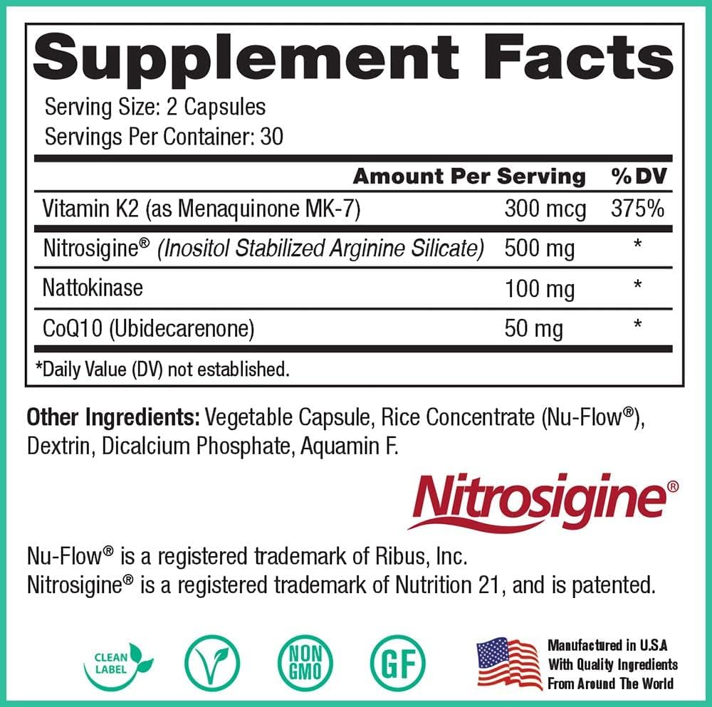 Peak Pure & Natural Cardio Platinum Heart Support - 30 Servings - image 2