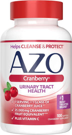 AZO Cranberry Urinary Tract Health Softgels - 100 Count