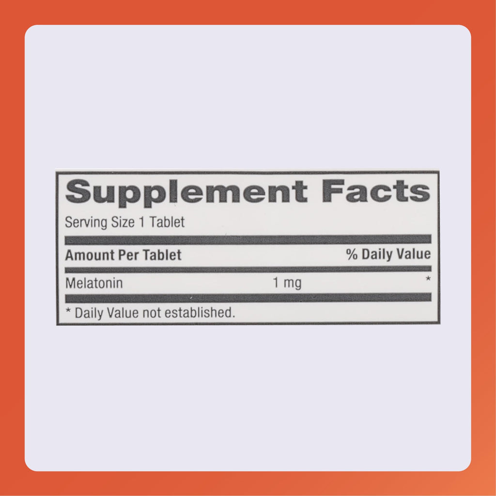 Rugby Melatonin 1mg Tablets - 90 Count - image 5