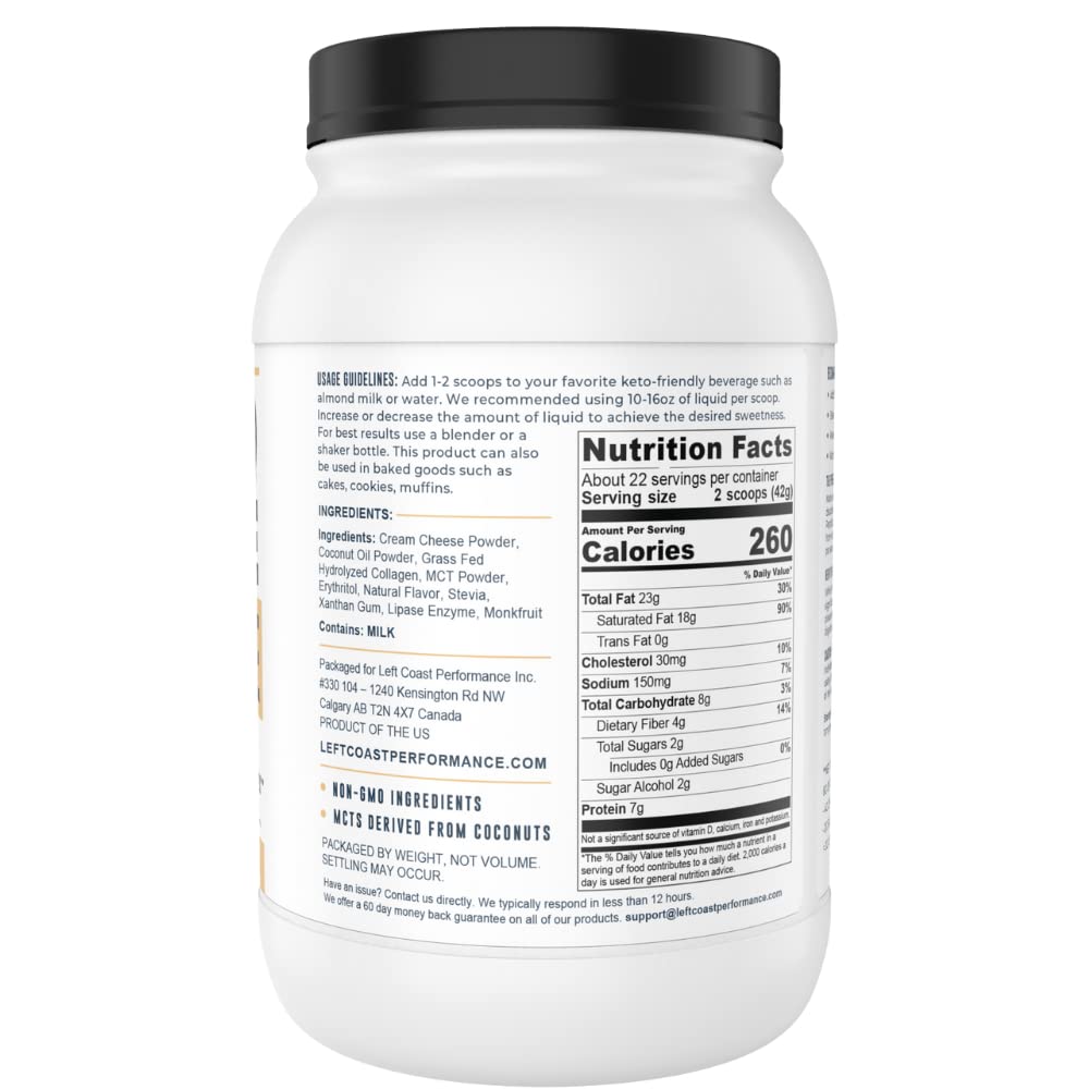 Left Coast Performance Keto Meal Replacement Shakes