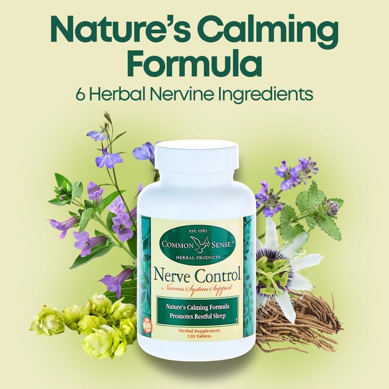 Common Sense Herbal Products Nerve Control: Natures Calming Formula