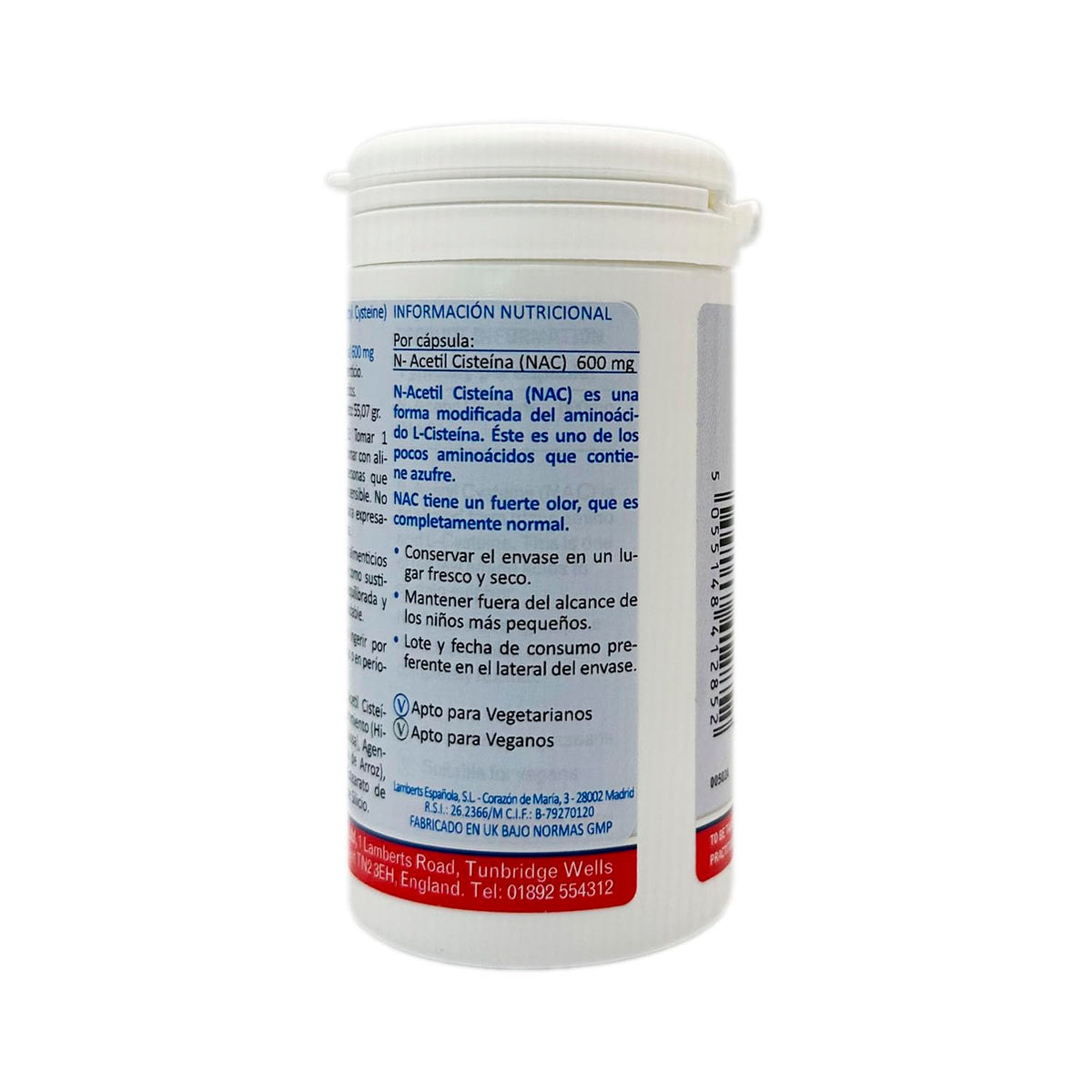Lamberts N Acetyl Cysteine - 60 Tablets - image 3