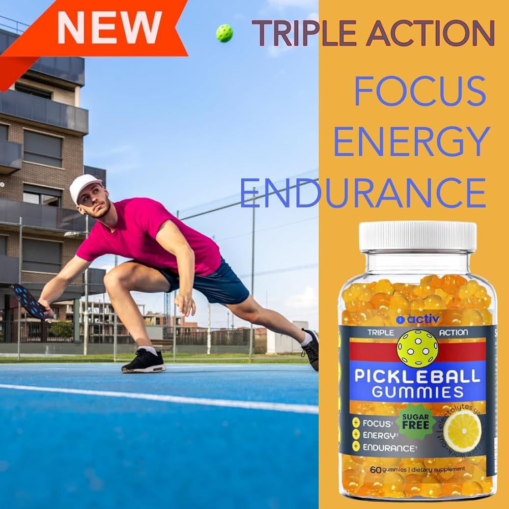 SIRIUS INTERNATIONAL Pickleball Gummies Energy Focus Endurance - 60 Gummies - image 2