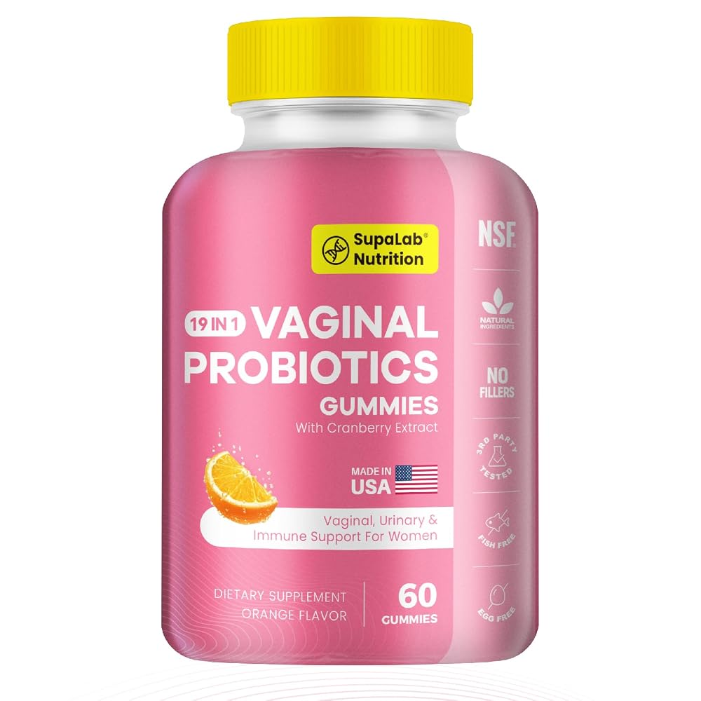 MEGNETA Vaginal Probiotics for Women with Cranberry - 60 Gummies