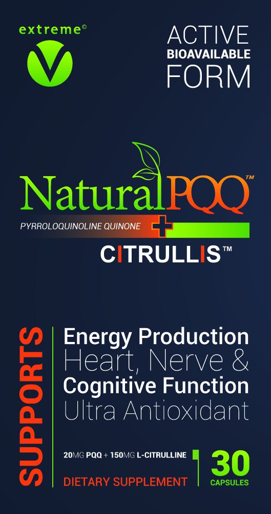 extreme V NaturalPQQ Mitochondrial Energy Booster 20mg - 60 Capsules - image 2