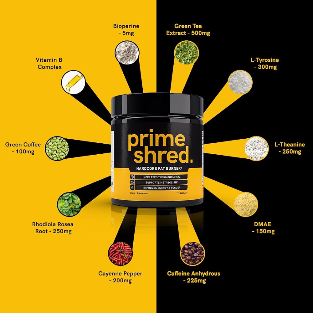 PrimeShred Fat Burner for Men - 90 Capsules - image 4