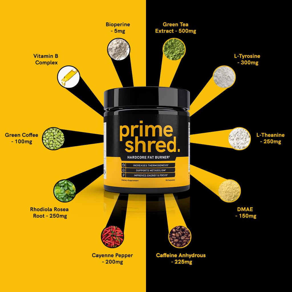 PrimeShred Fat Burner for Men - 90 Capsules - image 4
