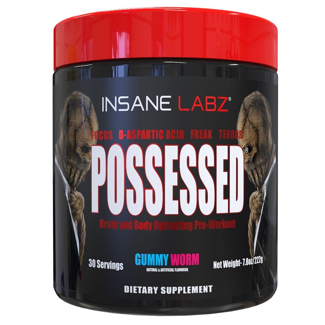 Insane Labz Possessed Low Stimulant Pre Workout Powder - 30 Servings