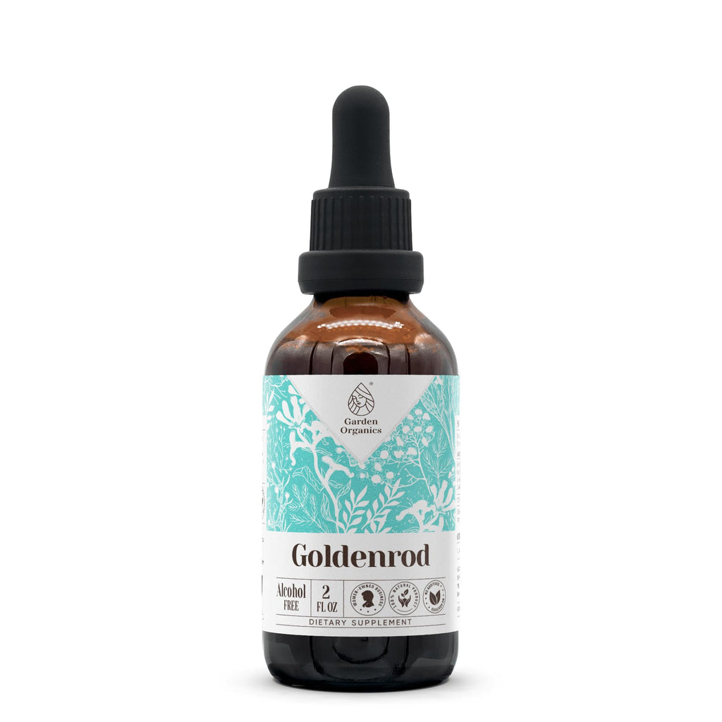 Garden Organics Goldenrod Alcohol-Free Natural Tincture Extract