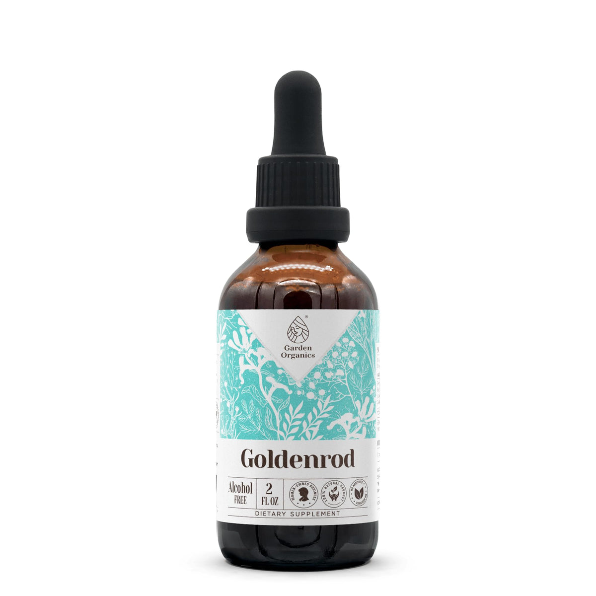 Garden Organics Goldenrod Alcohol-Free Natural Tincture Extract