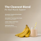 Snap Supplements Plant-Based Vegan Protein Powder, Banana - 30 Servings - image 2