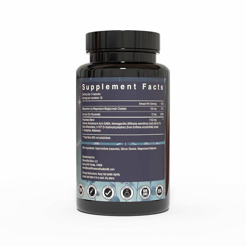 Maranatha Health Sleep Blessed Sleep Aid Formula - 90 Capsules - image 3