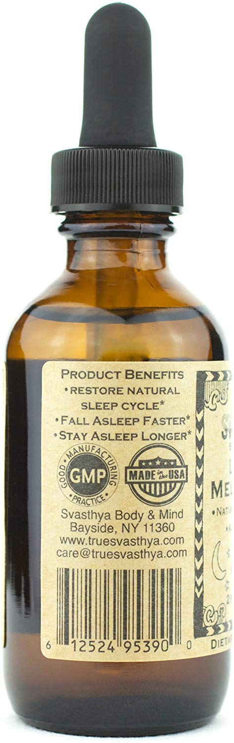 Svasthya Liquid Melatonin Sleep Support Alcohol Free - 3 Pack - image 2