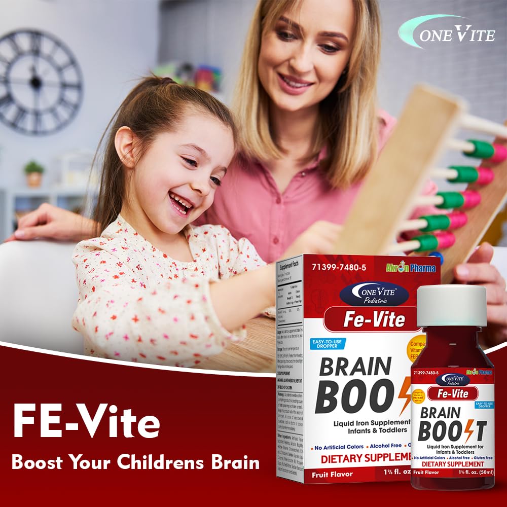 Pediatric FE-Vite Drops Liquid Iron Supplement - 50ml - image 2