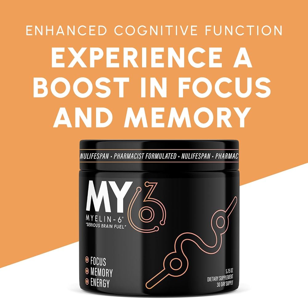 Nulifespan Myelin-6 Brain Health Drink Mix - 30 Servings - image 2