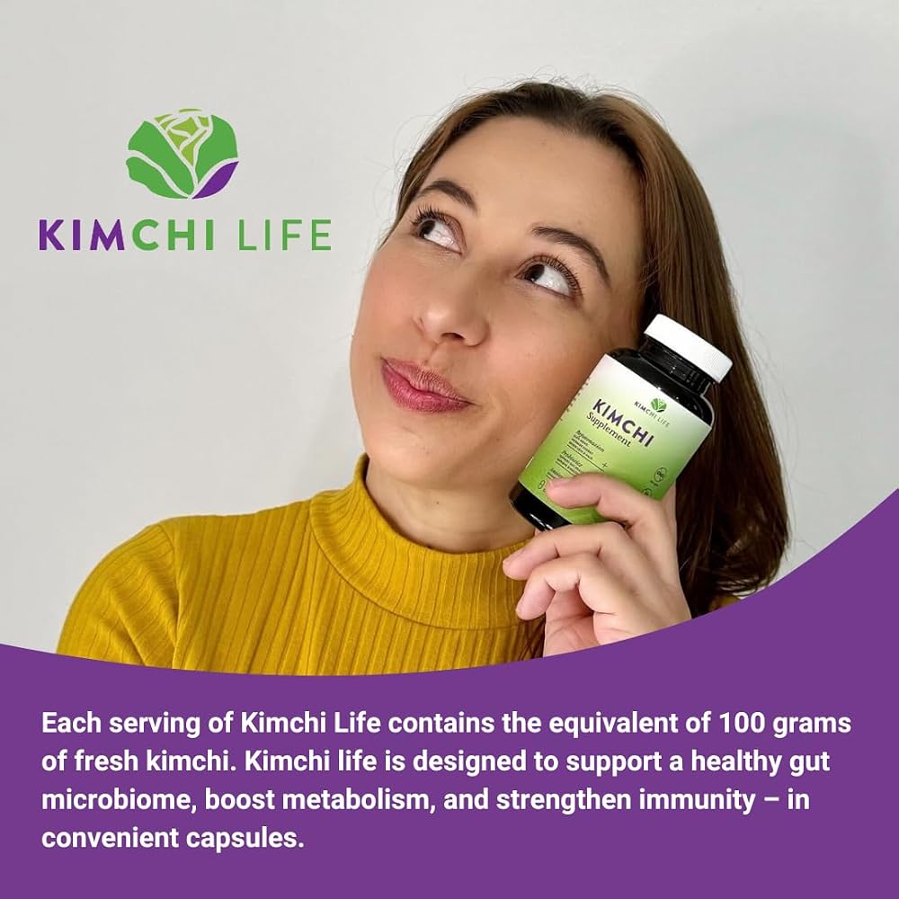 Kimchi Life Premium Fermented Kimchi Capsules - 90 Capsules - image 4