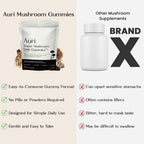 Auri Super Mushroom Gummies with 12 Functional Mushrooms - 60 Count - image 6